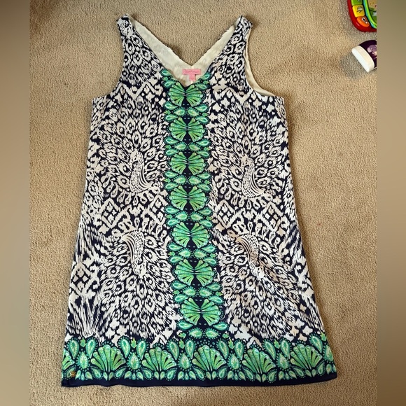 Lilly Pulitzer Dresses & Skirts - Lilly Pulitzer Florin Dress Pineapple Party size large